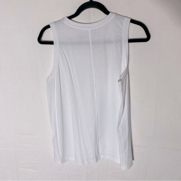 5/$25 Kersh White Sleeveless Crew Neck Shirt Tank Top L - Picture 11 of 12